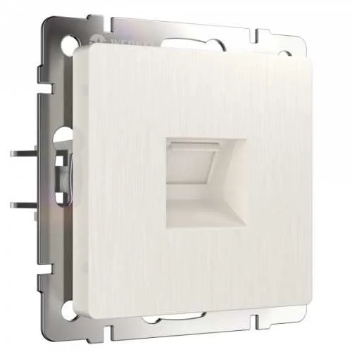 Механизм розетки RJ45 кат.5е UTP (перламутр. рифленый) Werkel W1181006