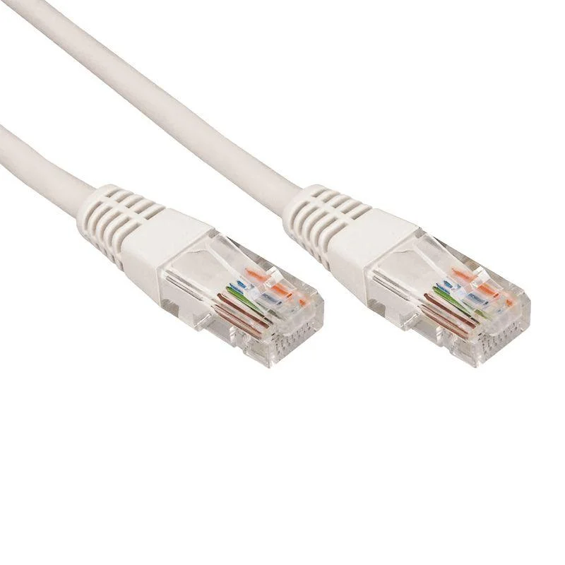 Пaтч-корд U/UTP, категория 5e, RJ45-RJ45, неэкранированный, PVC серый, 0,5м Rexant 18-1001