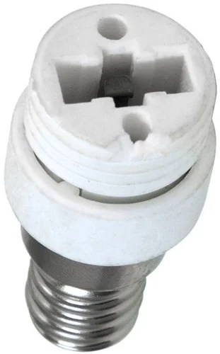 Переходник патрон E14-патрон GU9 (LH79) 02868