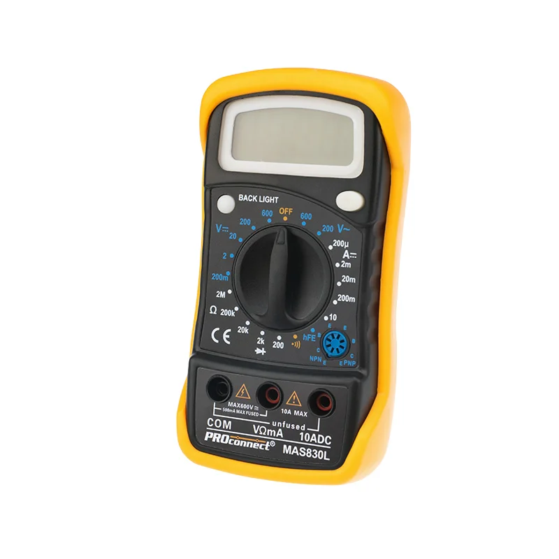 Портативный мультиметр MAS830L (DT850L) PROconnect 13-3021