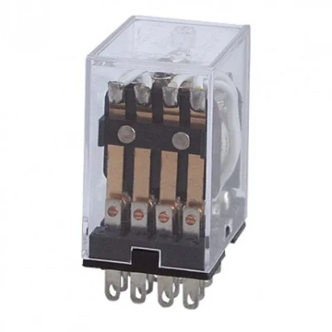 Промежуточное реле MY4 220V AC с инд. 4 конт. 3А (ANDELI)