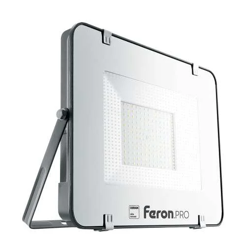 Прожектор светодиодный 150W 6400K 15000Лм IP65 черный, LL-1000 Feron.PRO (Osram) арт. 41542