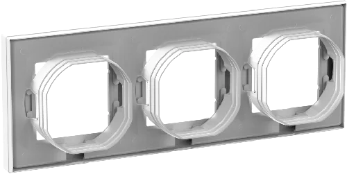 Рамка 3-м AtlasDesign Aqua IP44 (белая) SchE ATN440103