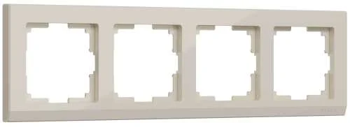 Рамка 4-м Stark (слоновая кость) Werkel W0041803