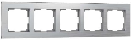 Рамка металл.5-м Aluminium (алюмин.) Werkel W0051706
