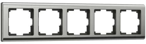 Рамка металл. 5-м Metallic (глянц.никель) Werkel W0051602