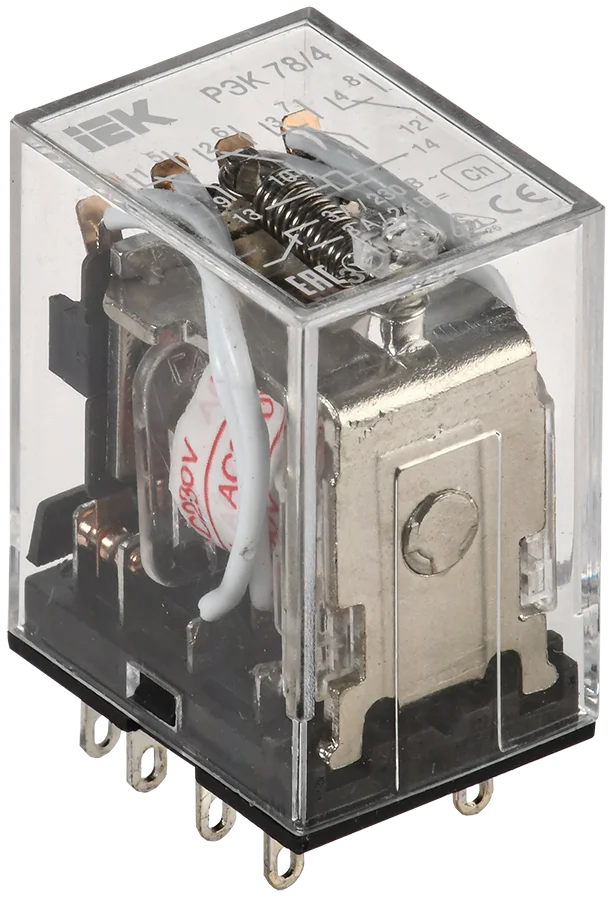 Реле РЭК78/4 3А 220V АC (перем.ток) ИЭК