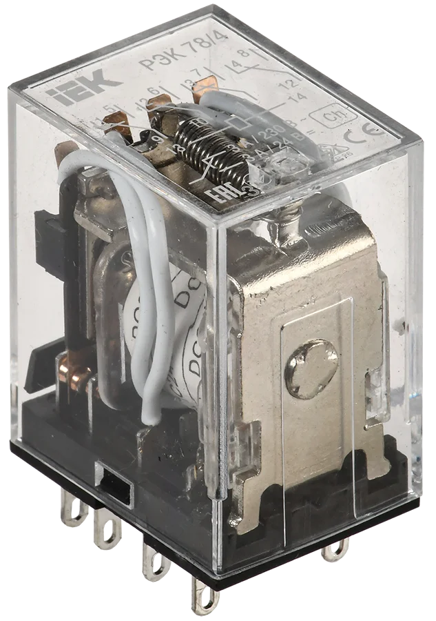 Реле РЭК78/4 3А 24V DC (пост. ток) ИЭК