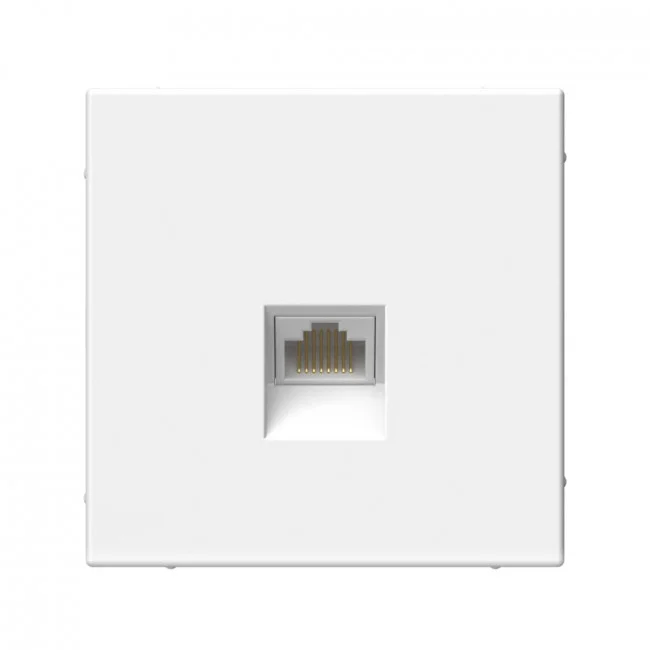 Розетка с/п компьютерная ArtGallery RJ45 кат.6A механизм бел. SE GAL000186