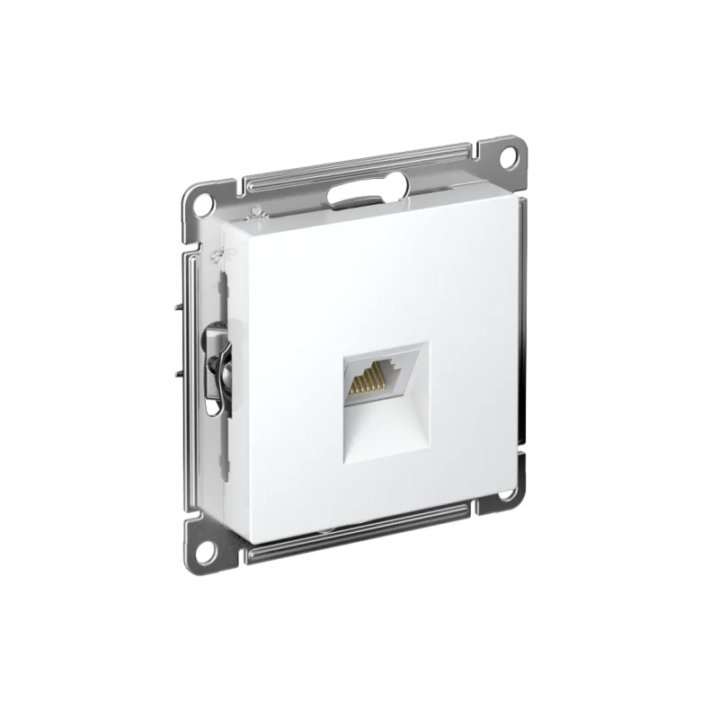 Розетка с/п RJ45 кат.5е UTP AtlasDesign механизм бел. SE ATN000183