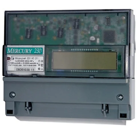 Счетчик Меркурий 3ф 5-60А 231 AT-01I 380V