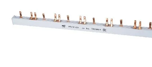 Шина соединительная типа PIN (штырь) 3Р 63А (дл.1м) HLT