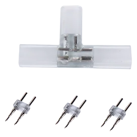 Соединение "T" образное для ленты 220в 2-х контак. 12х7 Ecola LED strip 220V SCTN12ESB
