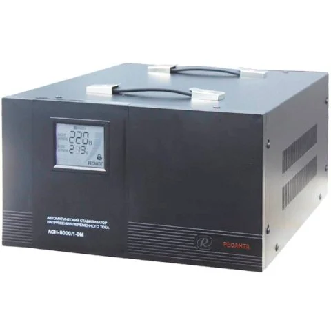 Стабилизатор РЕСАНТА 1ф АСН-8000W/1-ЭМ эл.механ. 63/1/7