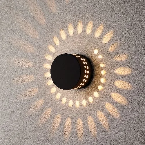 Светильник Arkada настенный садово-парковый 1585 Techno LED (черный) Elektrostandard a039997