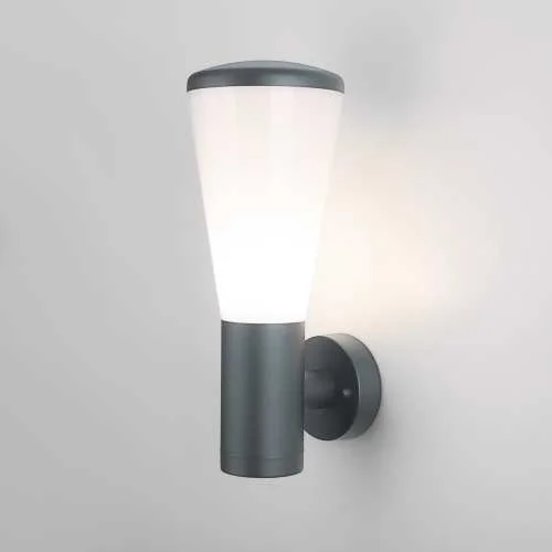 Светильник Cone E27 60Вт настенный садово-парковый 1416 Techno (серый) Elektrostandard a049710 2020