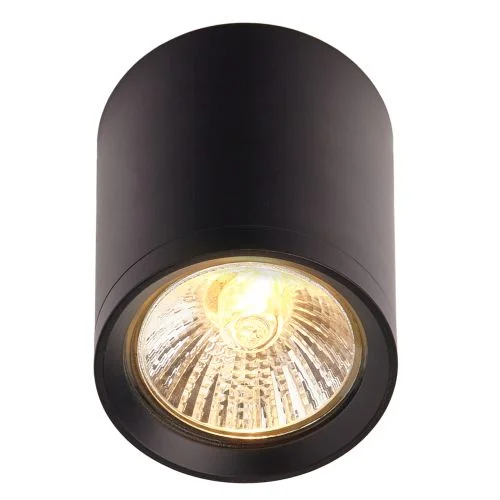 Светильник GU10 1*50W потолочный спот Черный IL.0005.5000