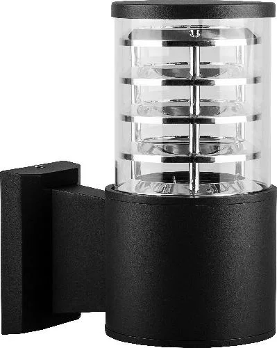 Светильник Techno Сан-Франциско настенный, вверх DH0801 (черный) 60W E27 Feron 06300