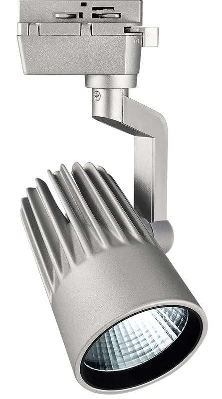 Светильник трековый светодиодный PTR 0125-2 25w 4000K 24° GR (серый) IP40 Jazzway