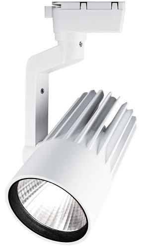 Светильник трековый светодиодный PTR 0125-2 25w 4000K 24° WH (белый) IP40 Jazzway