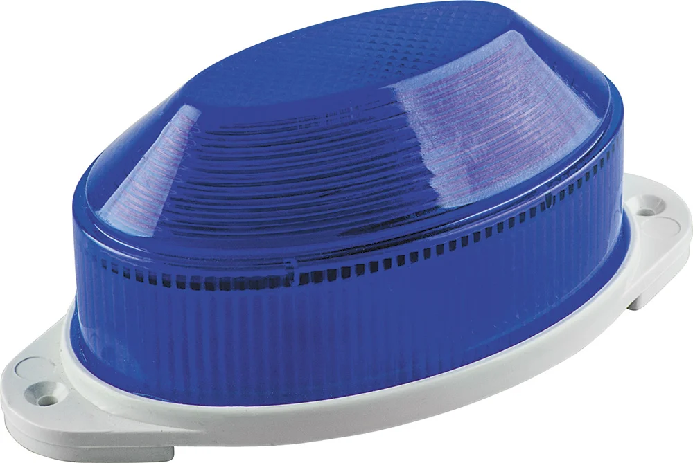 Светильник-вспышка (стробы) IP54 18LED 1,3W синий STLB01 29896