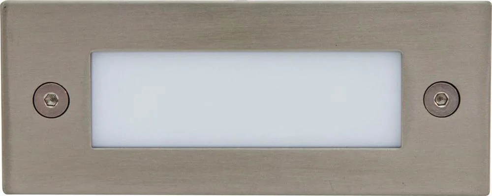 Светильник встраиваемый лестничный 110*44*48 1W 5000К IP54 LN201A (серебро) Feron 12000
