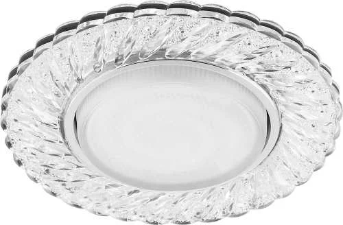Светильник встраиваемый с led подсветкой 20LED*2835 SMD 4000K, 15W GX53, без лампы, арт. 29474