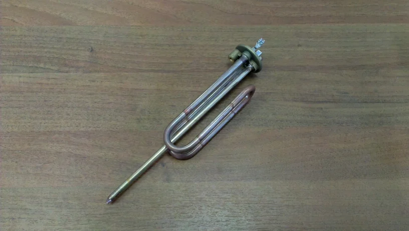 ТЭН для водонагрев. RCA 1500W (M5 под анод фланец 48мм, загнутый) медь Италия R816644/816644
