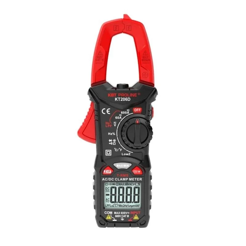 Токовые клещи цифровые KT 206D "PROLINE" (КВТ) 80753