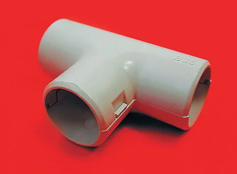 Угол Т-образный труба-труба разборный для труб d20 Ecoplast IP40 41320 (25шт)