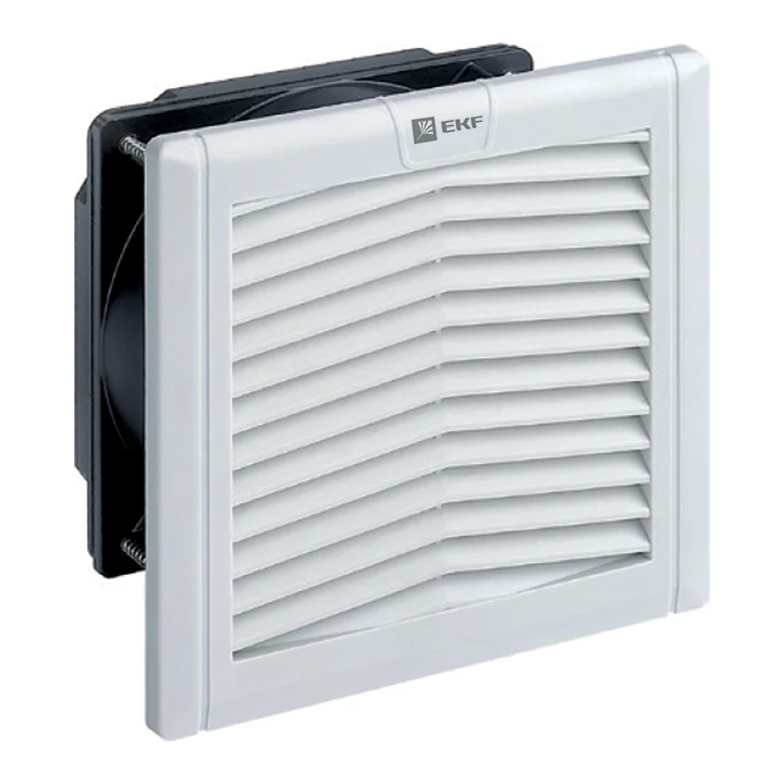 Вентилятор в шкаф управления с фильтром 305 м3/час, 223*223мм EKF FAN305F