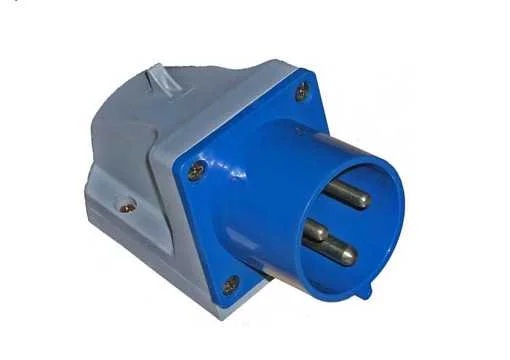 Вилка 523 стац. 2Р+РЕ 32А 220В IP44 ANDELI