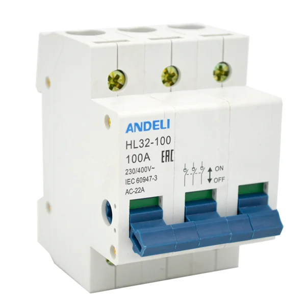 Выкл.нагрузки HL32-100 3P 40A ANDELI