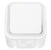 Выключатель о/п 1-кл Пралеска 10А IP54 (белая) Bylectrica (Минск) А16-222 (991536)