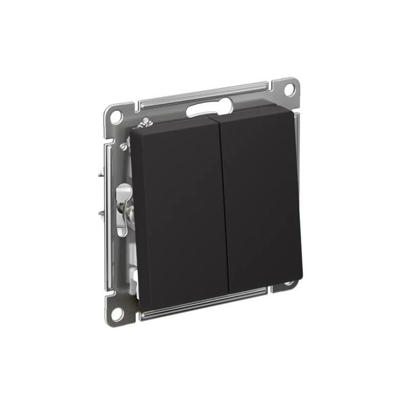 Выключатель с/п 2-кл. AtlasDesign 10А IP20 (сх. 5) 10AX механизм карбон SE ATN001051
