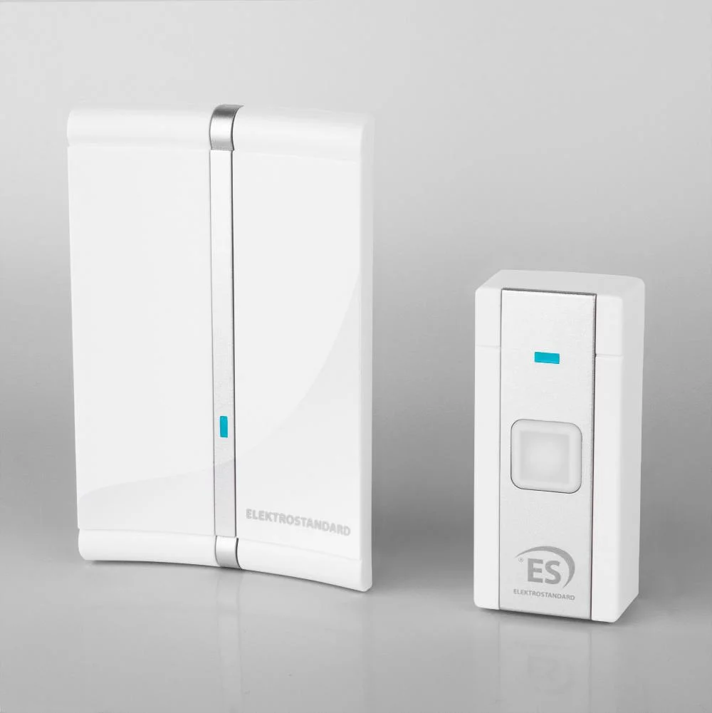 Звонок беспроводной 36М IP44 DBQ20 (белый) Elektrostandard DBQ20M WL (a044639) (действия 80м)