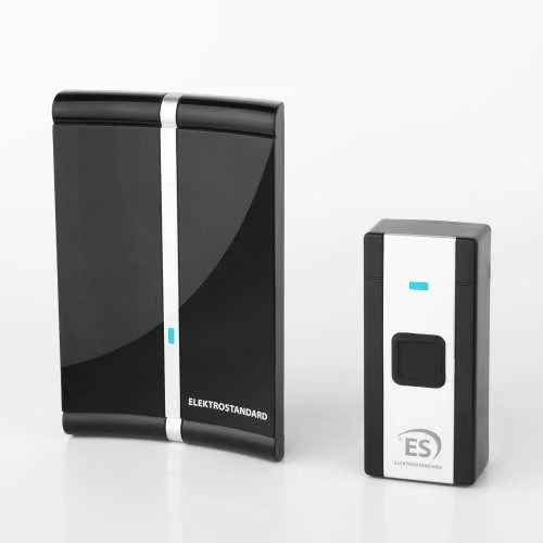 Звонок беспроводной 36М IP44 DBQ20 (черный) Elektrostandard DBQ20M WL (a044640) (действия 80м)